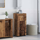 vidaXL Badkamermeubel Set TULUM 2 pcs Wit 60 x 34 x 63 cm Bewerkt hout