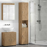 vidaXL Badkamermeubel Set TULUM 2 pcs Wit 60 x 34 x 63 cm Bewerkt hout
