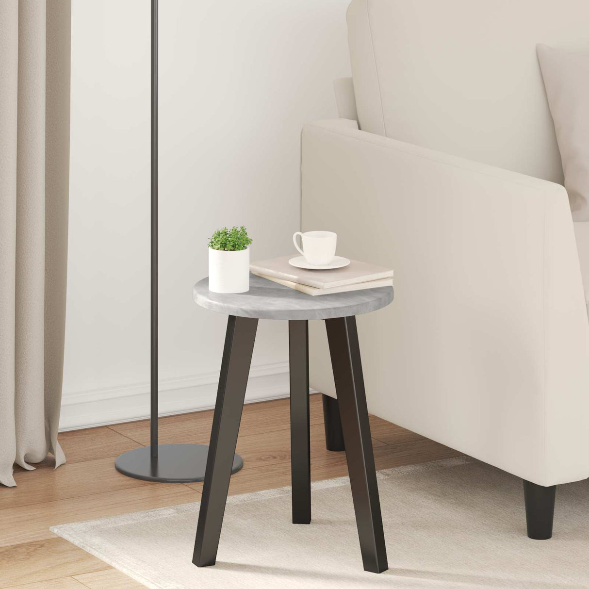 vidaXL Table Top White 30 x 30 x 1.5 cm Engineered Wood