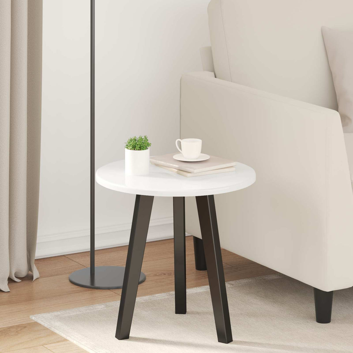 vidaXL Table Top White 30 x 30 x 1.5 cm Engineered Wood