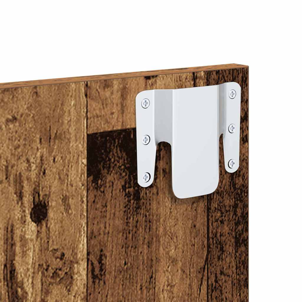 vidaXL Wall-Mounted Nightstand White