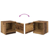 vidaXL Nachtkastjes 2 st 40x39x40 cm wit