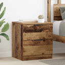 vidaXL Nachtkastjes 2 st bewerkt hout wit
