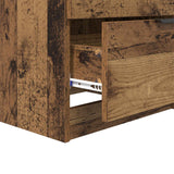vidaXL Nachtkastjes 2 st bewerkt hout wit
