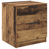 vidaXL Nachtkastjes 2 st bewerkt hout wit