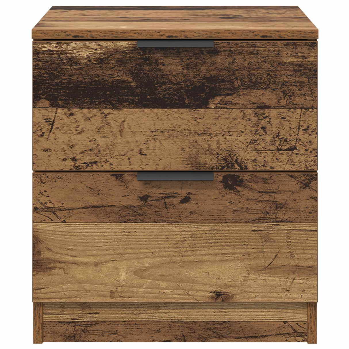 vidaXL Nachtkastjes 2 st bewerkt hout wit
