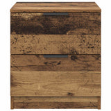 vidaXL Nachtkastjes 2 st bewerkt hout wit