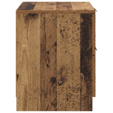 vidaXL Nachtkastjes 2 st bewerkt hout wit