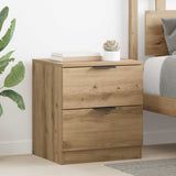 vidaXL Nachtkastjes 2 st bewerkt hout wit