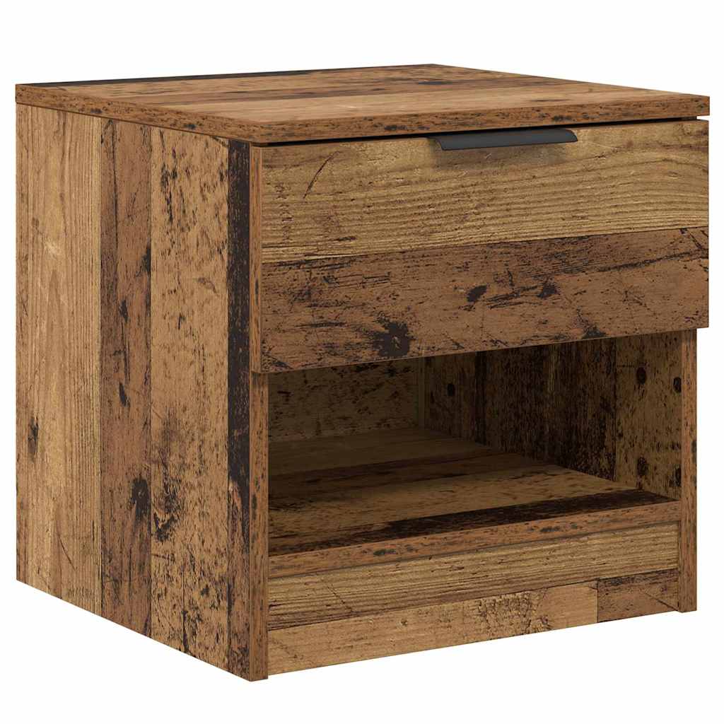 vidaXL Nachtkastjes 2 st bewerkt hout wit