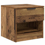 vidaXL Nachtkastjes 2 st bewerkt hout wit