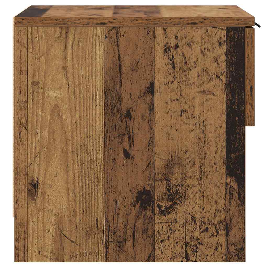 vidaXL Nachtkastjes 2 st bewerkt hout wit