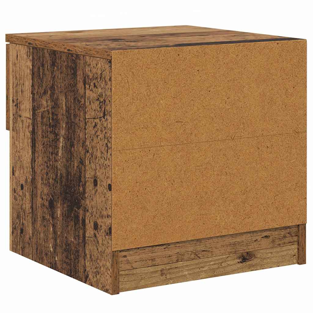 vidaXL Nachtkastjes 2 st bewerkt hout wit