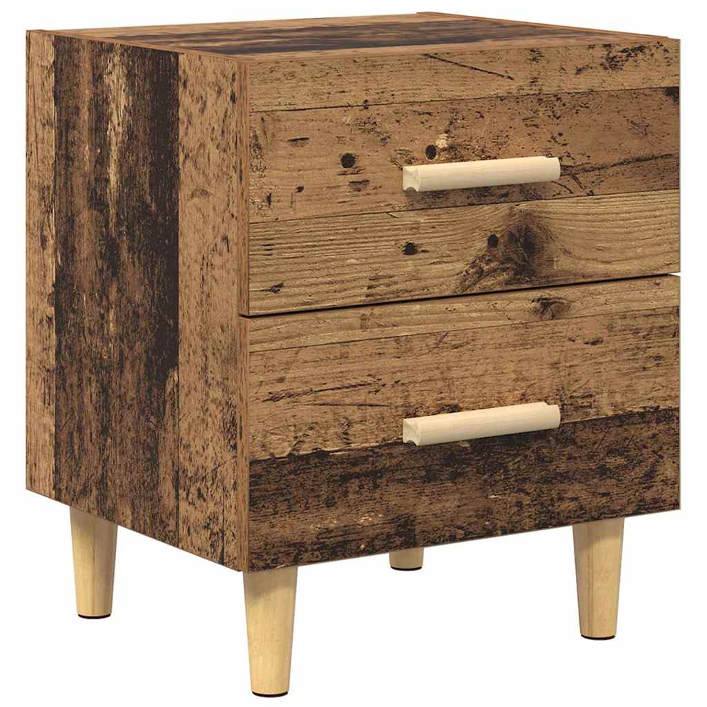 vidaXL Nachtkastje 40x35x47,5 cm wit