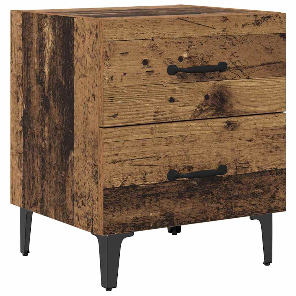 vidaXL Nachtkastje 40x35x47,5 cm wit