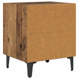 vidaXL Nachtkastje 40x35x47,5 cm wit