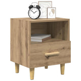 vidaXL Bedside Cabinet 40x35x47 cm White