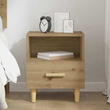 vidaXL Bedside Cabinet 40x35x47 cm White
