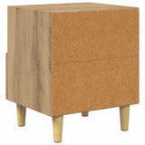 vidaXL Bedside Cabinet 40x35x47 cm White