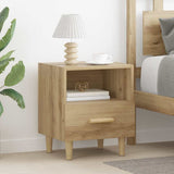 vidaXL Bedside Cabinet 40x35x47 cm White