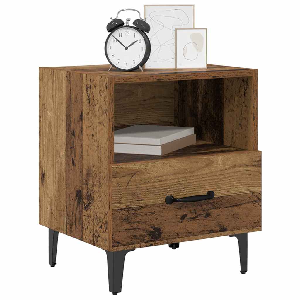 vidaXL Nightstand Engineered Wood White
