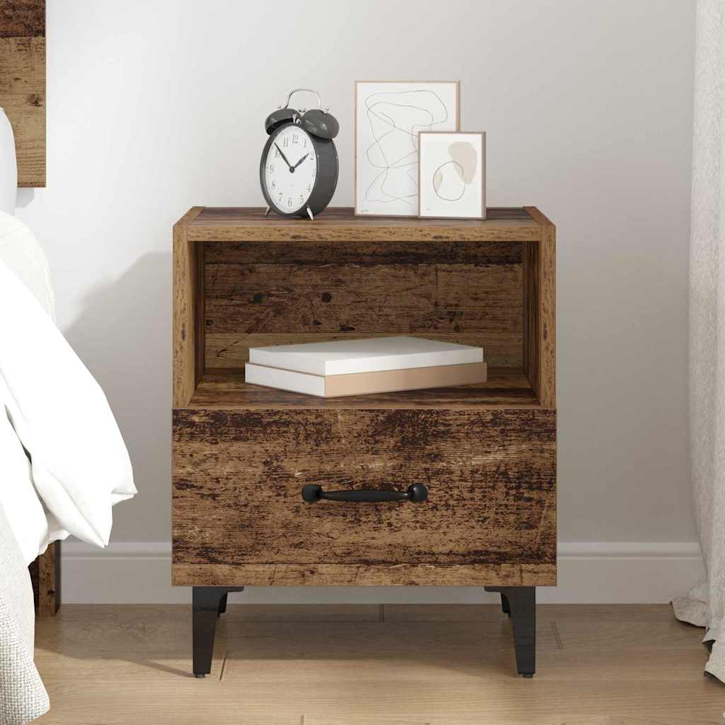 vidaXL Nightstand Engineered Wood White