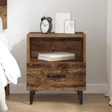 vidaXL Nightstand Engineered Wood White