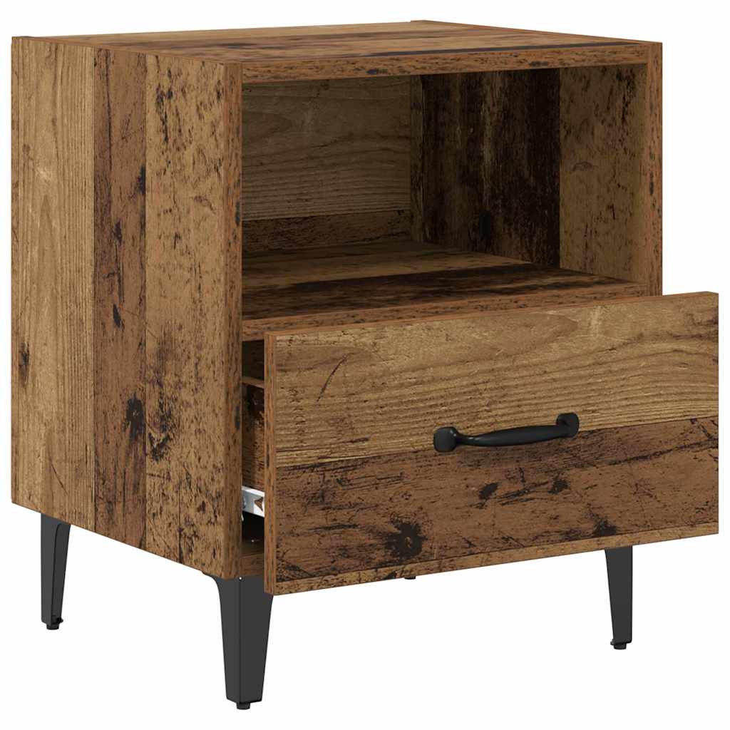 vidaXL Nightstand Engineered Wood White