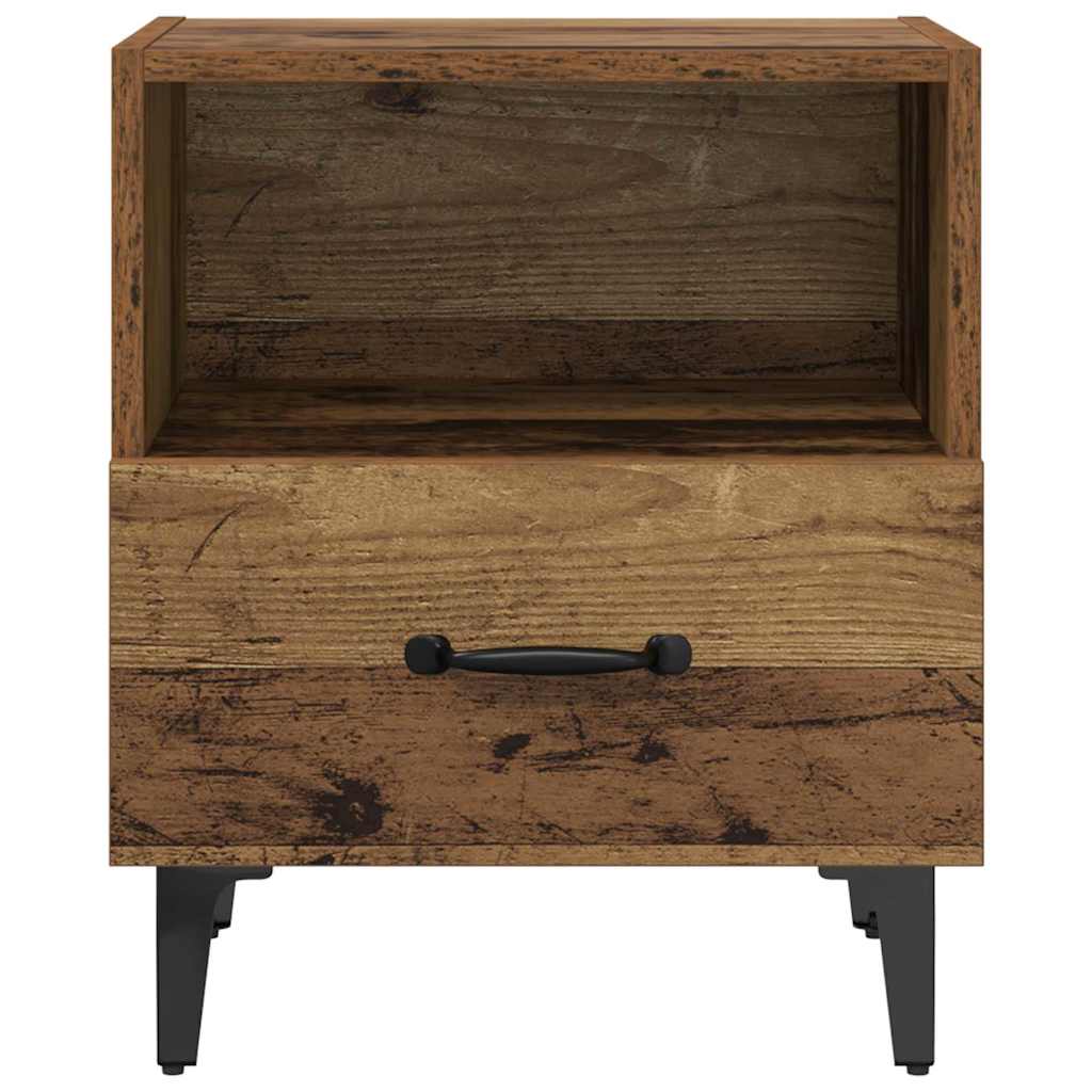 vidaXL Nightstand Engineered Wood White