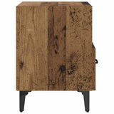 vidaXL Nightstand Engineered Wood White