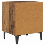 vidaXL Nightstand Engineered Wood White
