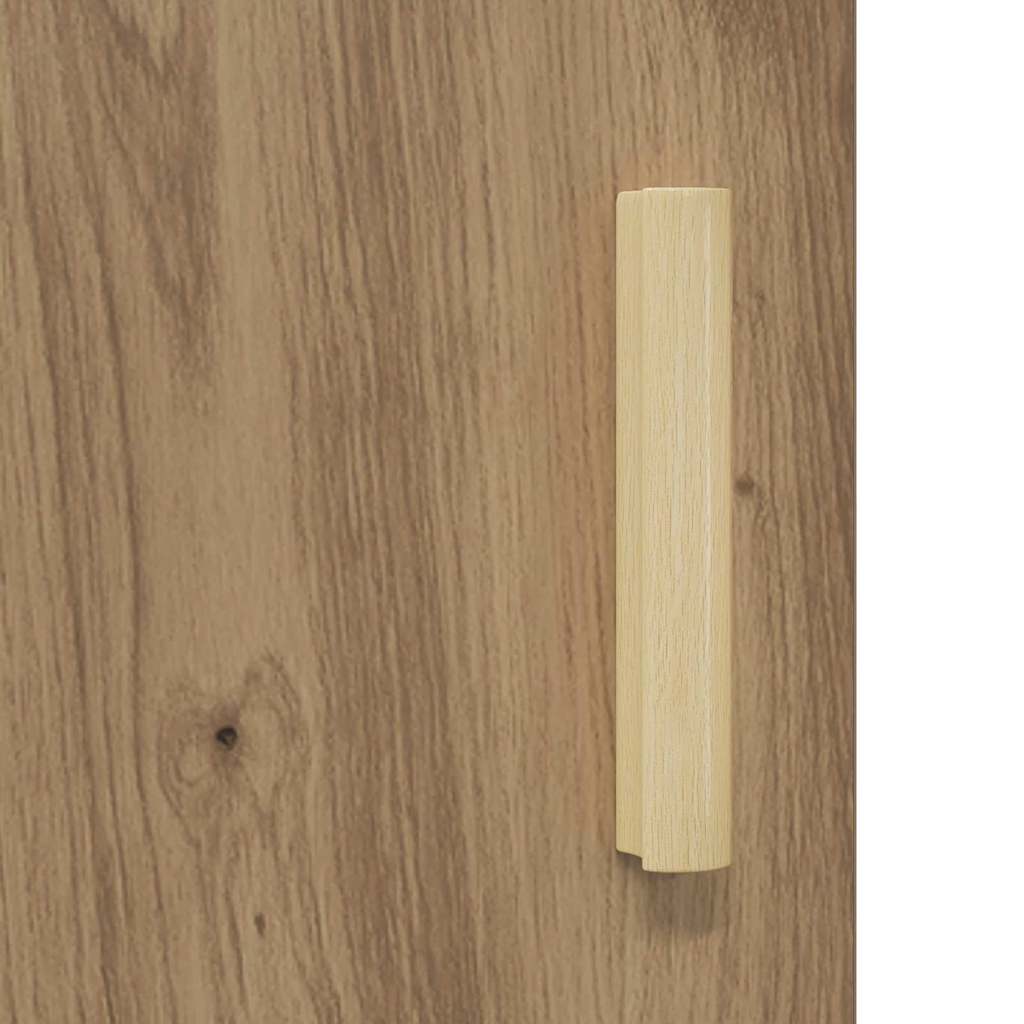 vidaXL Nachtkastje bewerkt hout wit