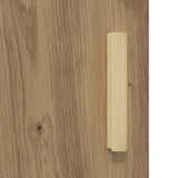 vidaXL Nachtkastje bewerkt hout wit