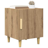 vidaXL Nachtkastje bewerkt hout wit