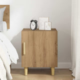 vidaXL Nachtkastje bewerkt hout wit