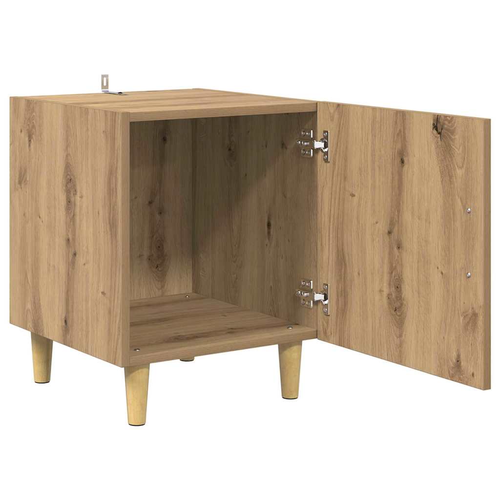vidaXL Nachtkastje bewerkt hout wit
