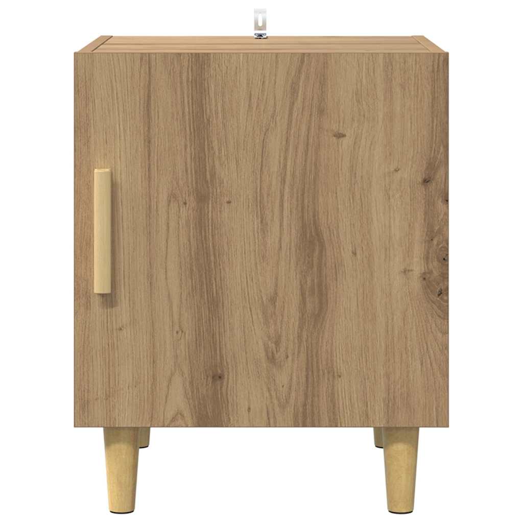 vidaXL Nachtkastje bewerkt hout wit