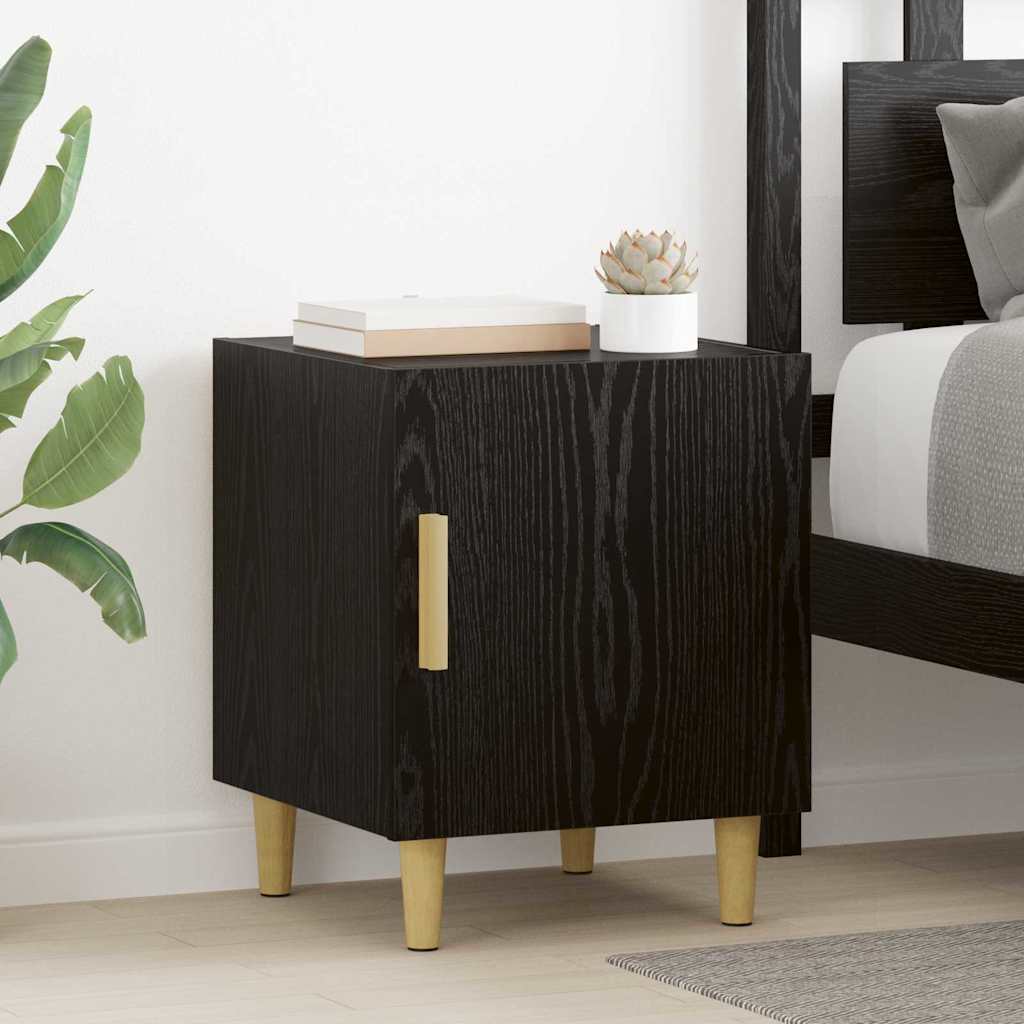 vidaXL Nachtkastje bewerkt hout wit