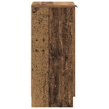 vidaXL Dressoir 30x30x70 cm bewerkt hout wit