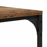 vidaXL Salontafel 100x50x40 cm bewerkt hout zwart eikenkleurig