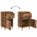 vidaXL Nightstand 40x35x70 cm white