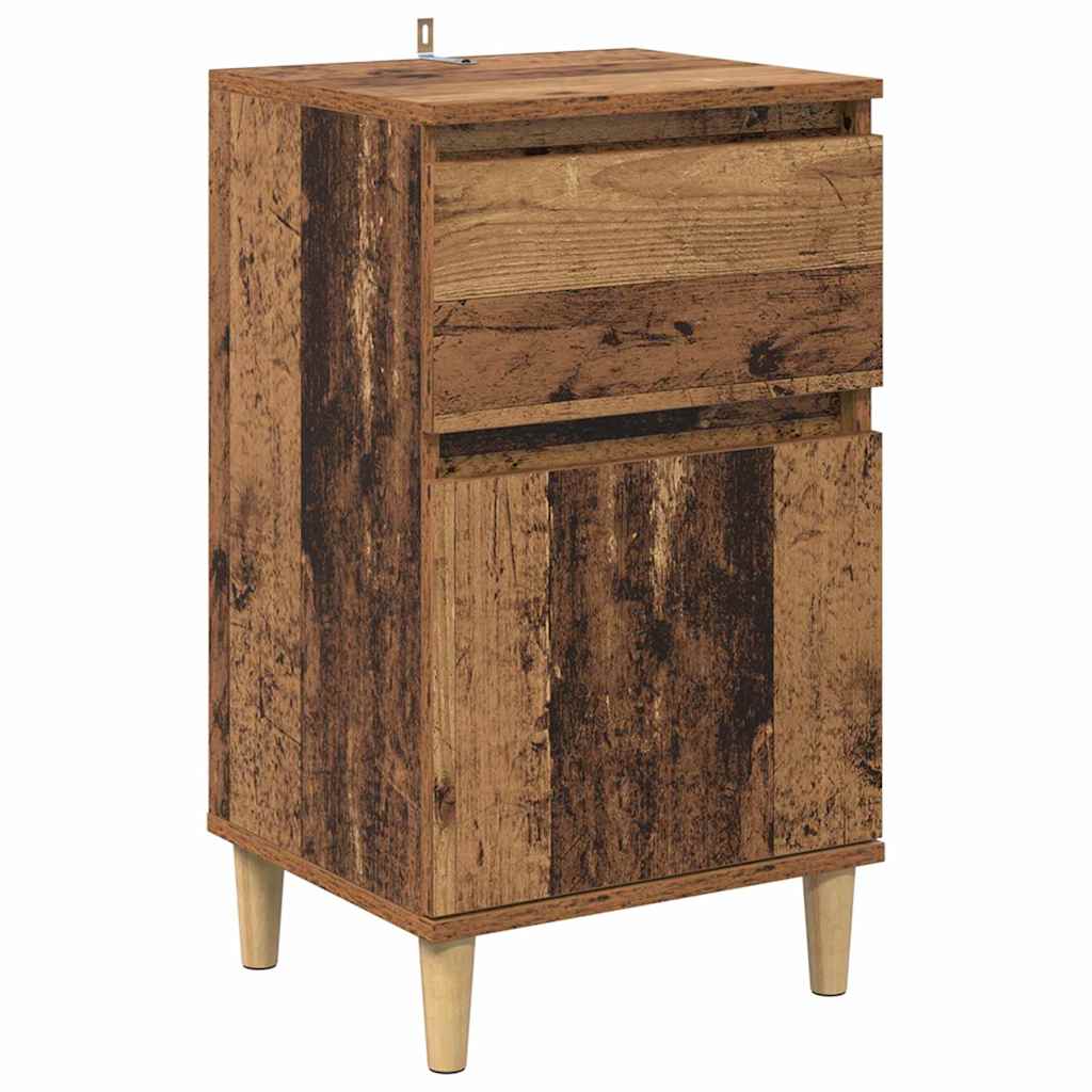 vidaXL Nightstand 40x35x70 cm white