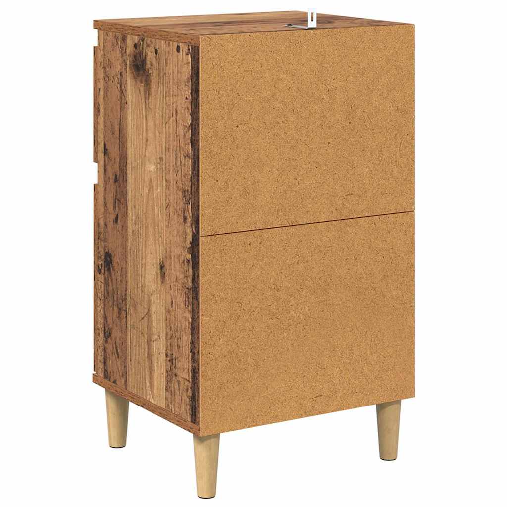 vidaXL Nightstand 40x35x70 cm white