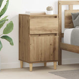 vidaXL Nightstand 40x35x70 cm white