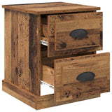 vidaXL Nachtkastje 39x39x47,5 cm bewerkt hout wit