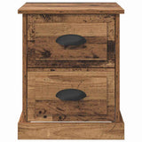 vidaXL Nachtkastje 39x39x47,5 cm bewerkt hout wit