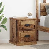 vidaXL Nachtkastje 39x39x47,5 cm bewerkt hout wit