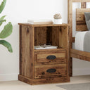 vidaXL Nightstand 43x36x60 cm white