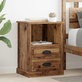 vidaXL Nightstand 43x36x60 cm white