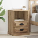 vidaXL Nightstand 43x36x60 cm white